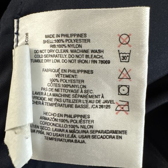 Ashworth Windbreaker Golf Vest Men's L Sleeveless Pockets V-neck Blue - Picture 5 of 6